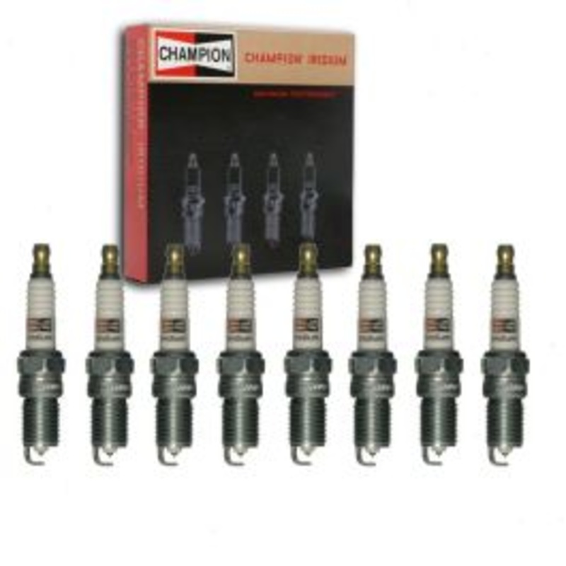 8 pc Champion Iridium Spark Plugs for 1993-1995 Lincoln Mark VIII