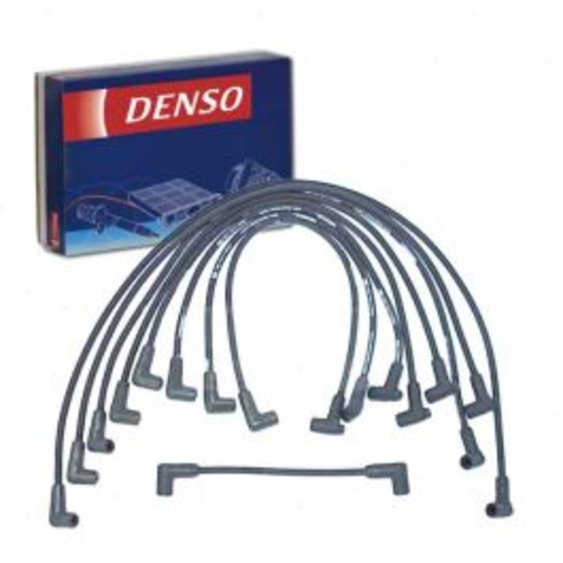 DENSO Spark Plug Wire Set for 1977 Oldsmobile Delta 88 5.7L V8