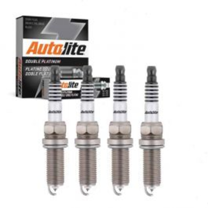 4 pc Autolite Double Platinum Spark Plug for 2009-2013 Acura TSX 2.4L L4
