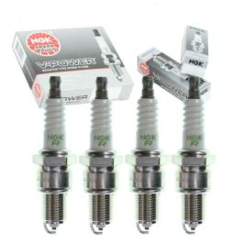 4 pc NGK V-Power Spark Plugs for 1960-1966 Austin Mini 850 0.8L L4