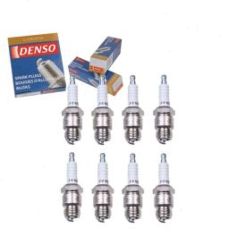 8 pc DENSO Standard U-Groove Spark Plugs for 1972-1974 Ford Maverick 5.0L V8