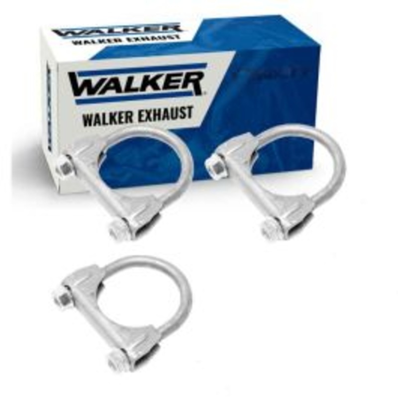 3 pc Walker Exhaust Clamps for 1973-1974 Pontiac Firebird 5.7L 6.6L 7.5L V8