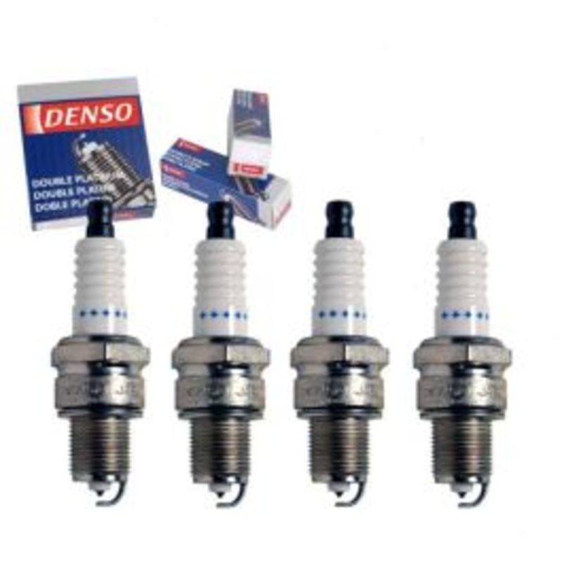 4 pc DENSO Double Platinum Spark Plugs for 1983 Nissan Pulsar 1.6L L4