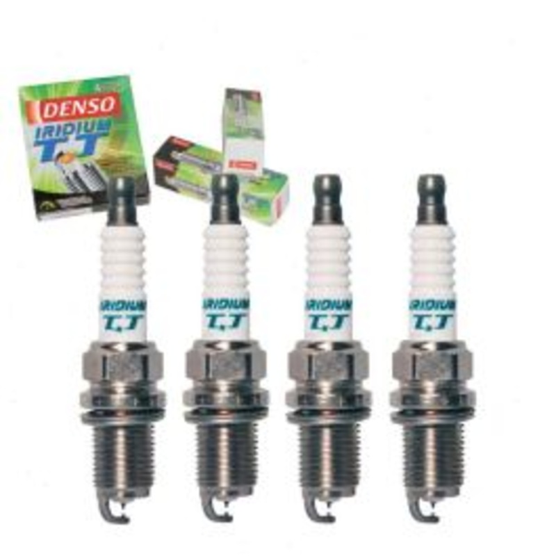 4 pc DENSO Iridium TT Spark Plugs for 1989-1992 Daihatsu Charade 1.3L L4