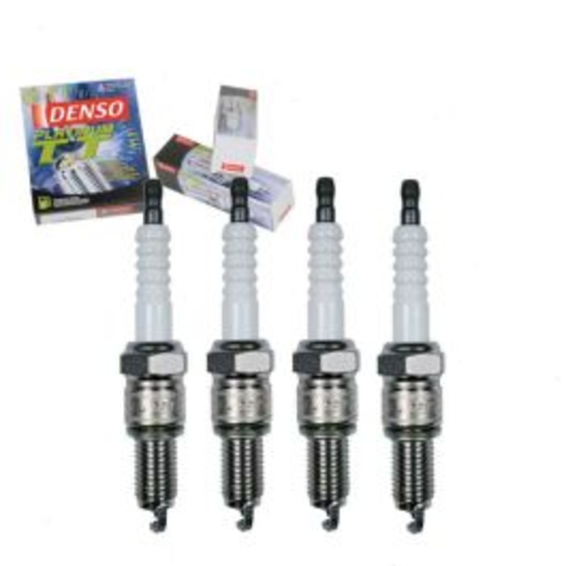 4 pc DENSO Platinum TT Spark Plugs for 1985-1988 Plymouth Caravelle 2.2L 2.5L 2.6L L4