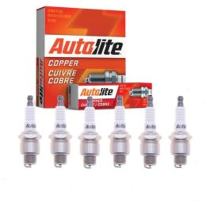 6 pc Autolite Copper Core Spark Plugs for 1958-1965 American Motors American 3.2L L6