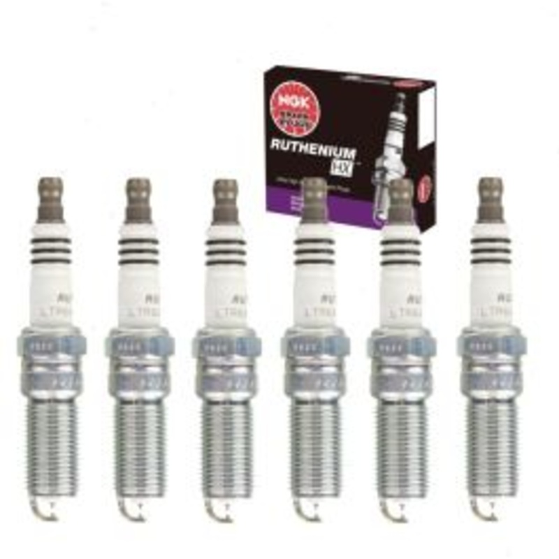 6 pc NGK Ruthenium HX Spark Plugs for 2015-2021 Ford Transit-150 3.5L 3.7L V6