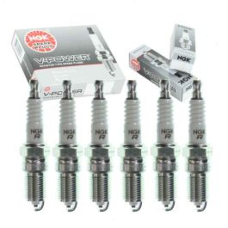 6 pc NGK V-Power Spark Plugs for 1992-1994 Ford Tempo 3.0L V6