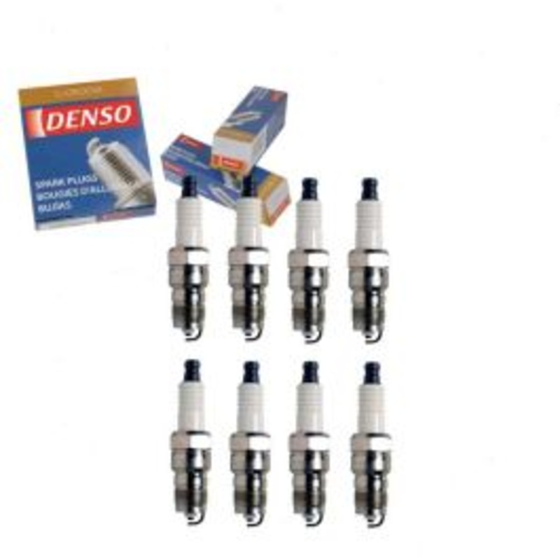 8 pc DENSO Standard U-Groove Spark Plugs for 1987-1991 Ford Country Squire 5.0L V8