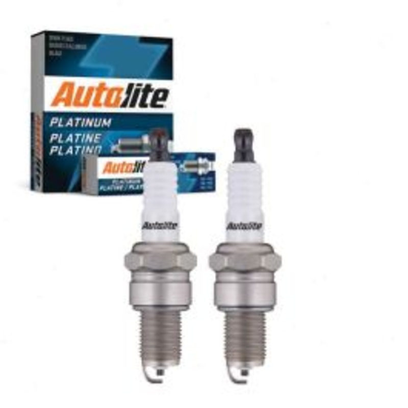 2 pc Autolite Platinum Spark Plug for 1960-1962 Panhard PL-17 0.8L H2