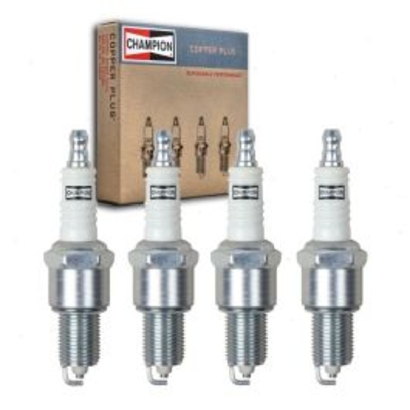 4 pc Champion Copper Plus Spark Plugs for 1960-1966 Hillman Husky 1.4L L4