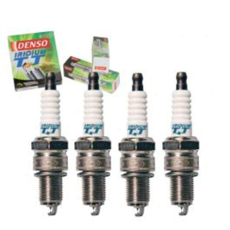 4 pc DENSO Iridium TT Spark Plugs for 1974-1978 Nissan B210 1.3L 1.4L L4
