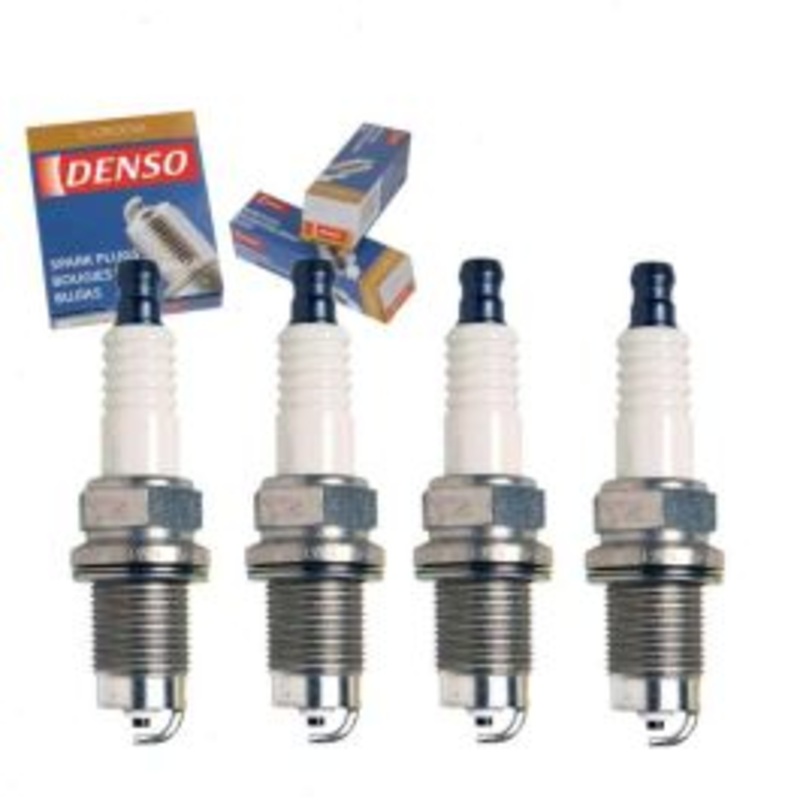 4 pc DENSO Standard U-Groove Spark Plugs for 1990-1992 Nissan Stanza 2.4L L4