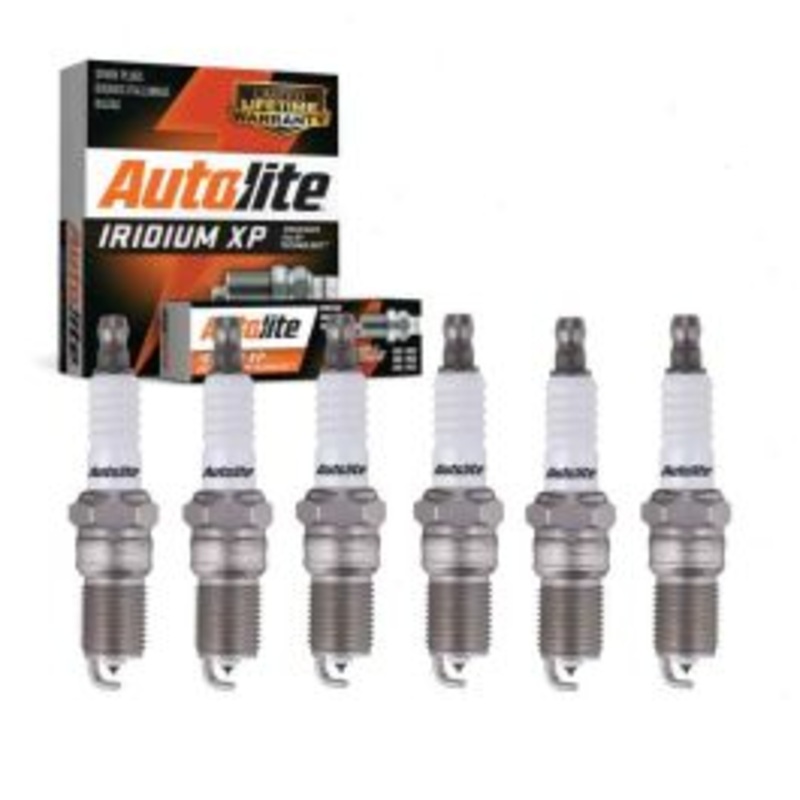 6 pc Autolite Iridium XP Spark Plug for 1986 Ford Aerostar 2.8L V6