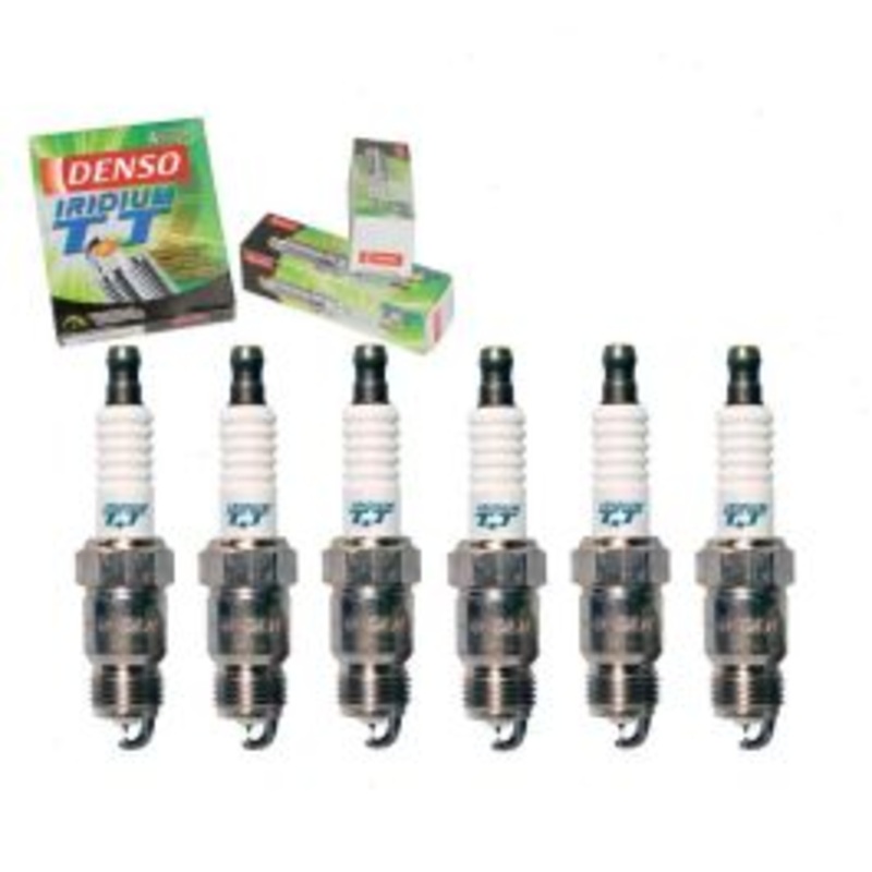 6 pc DENSO Iridium TT Spark Plugs for 1970 Pontiac Tempest 4.1L L6