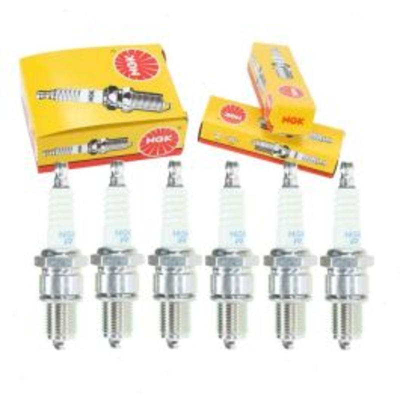 6 pc NGK Standard Spark Plugs for 1967-1971 Aston Martin DBS 4.0L L6