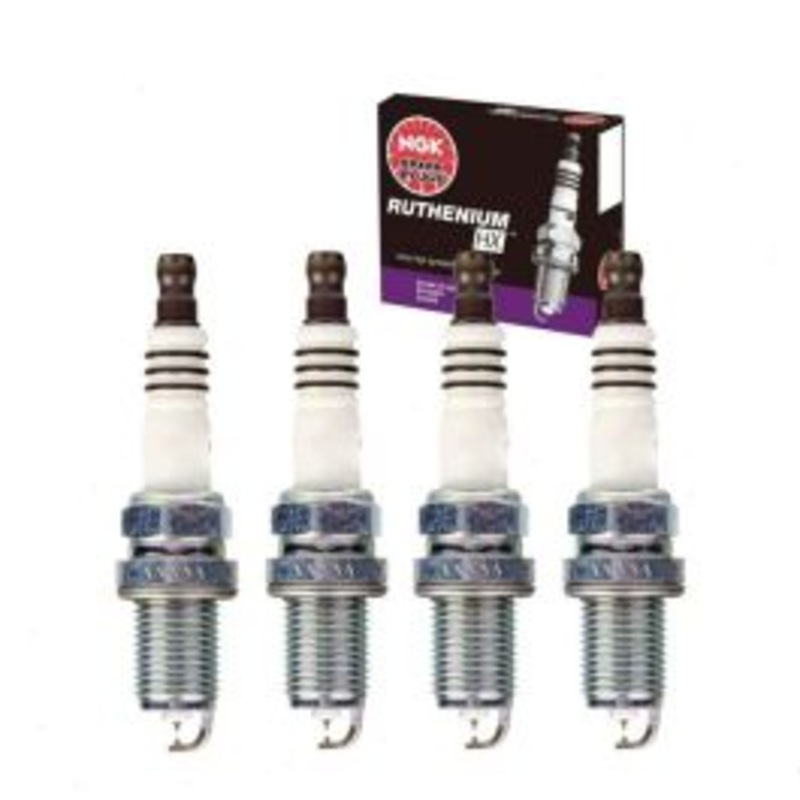 4 pc NGK Ruthenium HX Spark Plugs for 1997 Honda Civic del Sol 1.6L L4