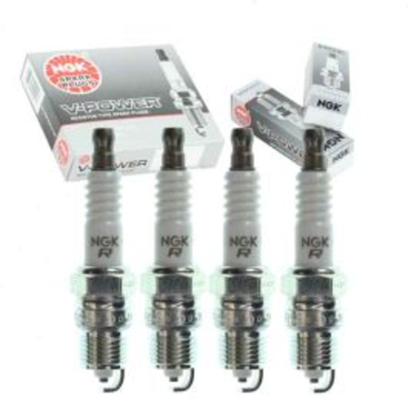 4 pc NGK V-Power Spark Plugs for 1985-1993 Chevrolet S10 2.5L L4