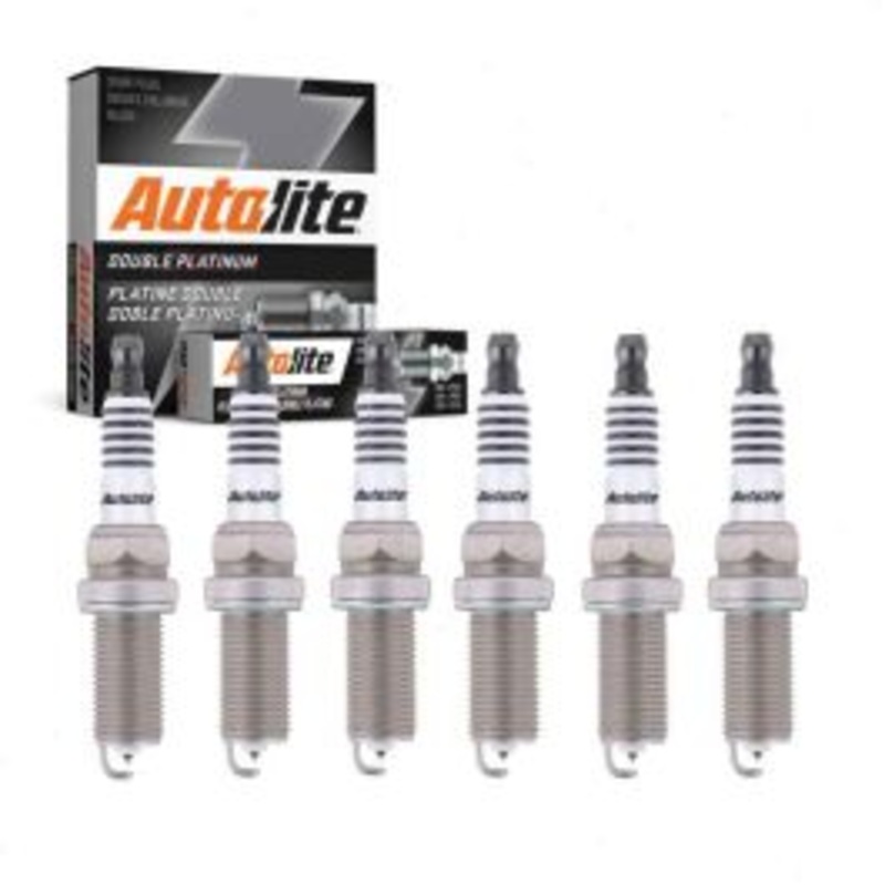 6 pc Autolite Double Platinum APP5325 Spark Plug