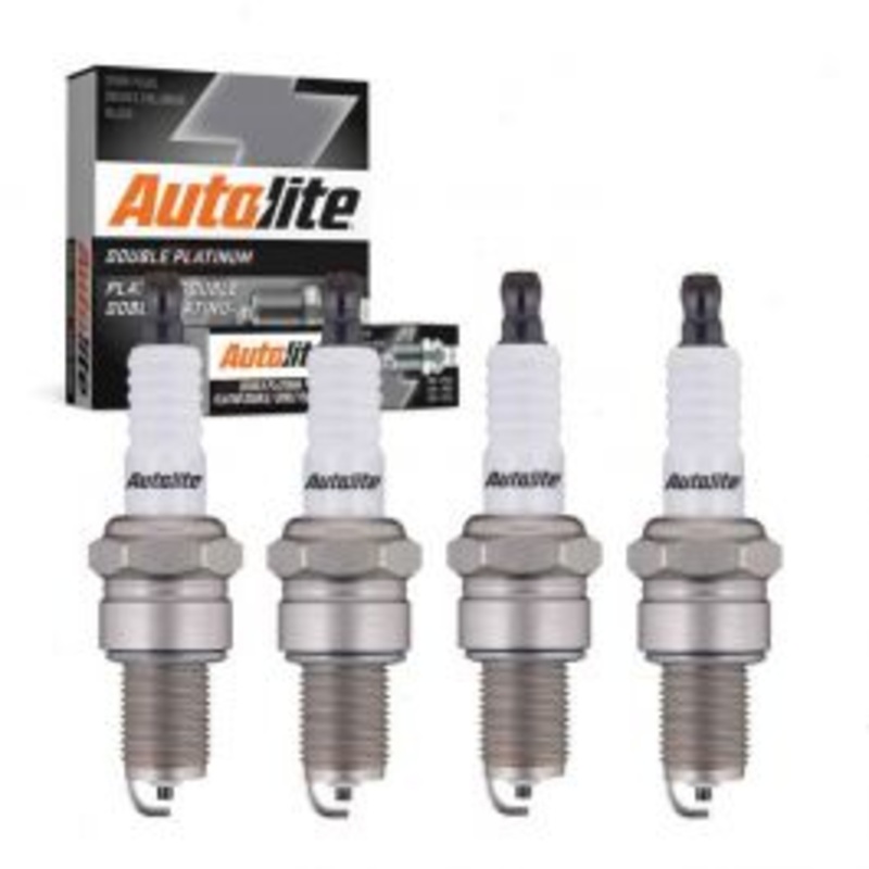 4 pc Autolite Double Platinum Spark Plug for 1965 GMC PB1500 Series 2.5L L4