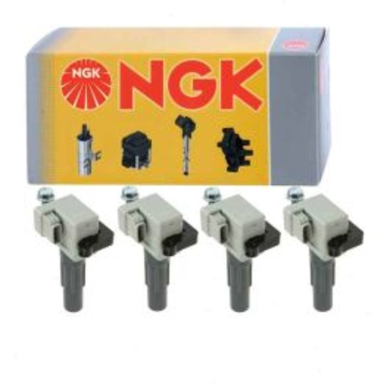 4 pc NGK Ignition Coils for 2004-2009 Subaru Legacy 2.5L H4