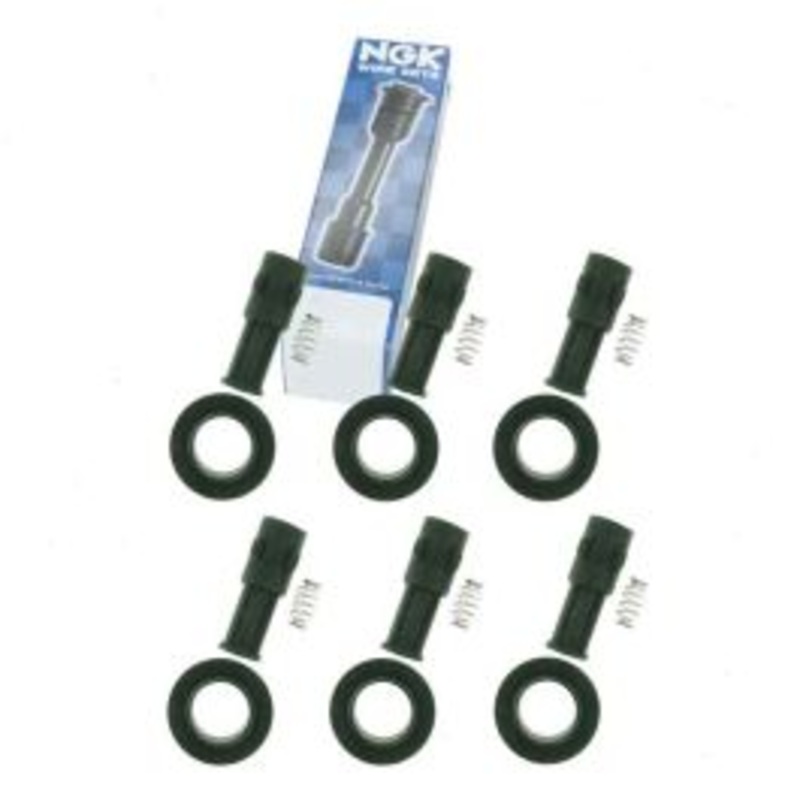 6 pc NGK Ignition Coil Boots for 2006-2009 Saab 9-3 2.8L V6
