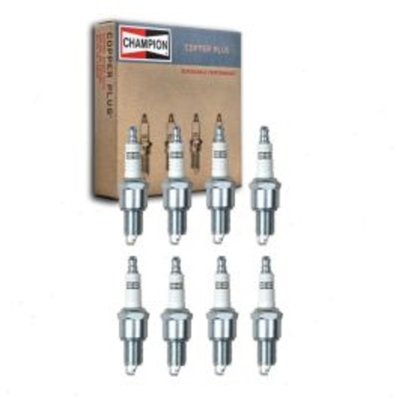 8 pc Champion Copper Plus Spark Plugs for 1971-1973 Jeep J-4600 5.0L 5.9L V8