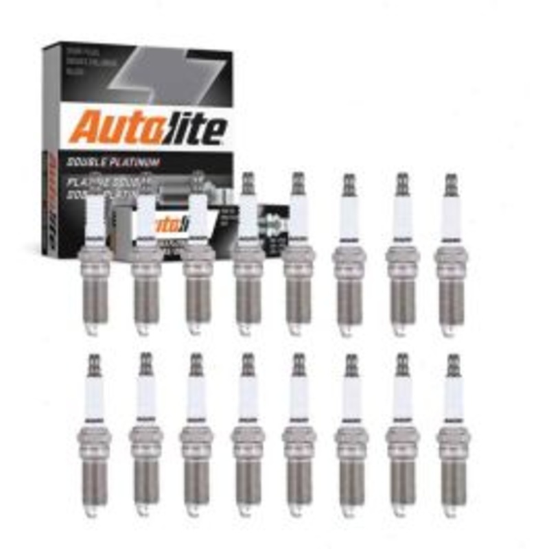 16 pc Autolite Double Platinum Spark Plug for 2011-2019 Ford F-250 Super