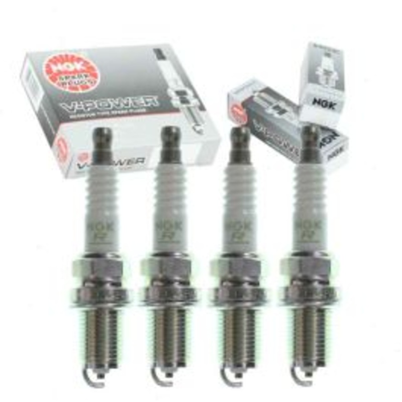 4 pc NGK V-Power Spark Plugs for 1999-2000 Honda Civic 1.6L L4