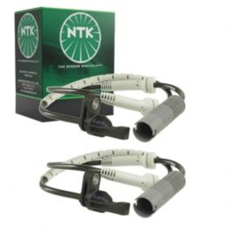 2 pc NTK Front ABS Wheel Speed Sensors for 2006-2011 BMW 323i