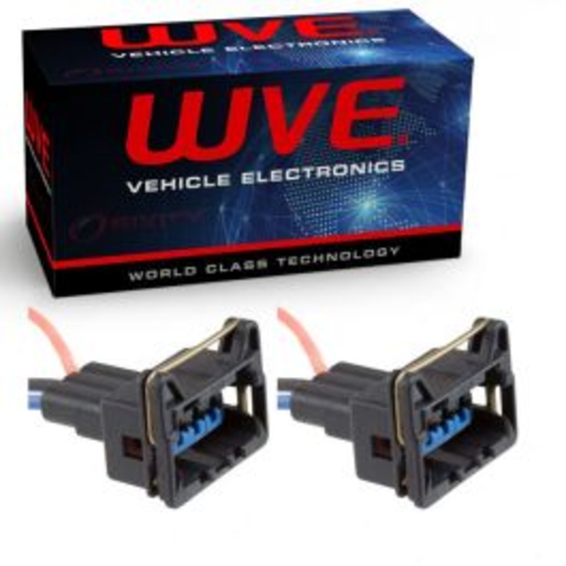 2 pc Wells WVE Camshaft Position Sensor Connectors for 1982-1995 BMW 325e 325es 528e 750iL 850Ci 850CSi 850i M3 2.3L 2.7L 5.0L 5.6L L4 L6 V12