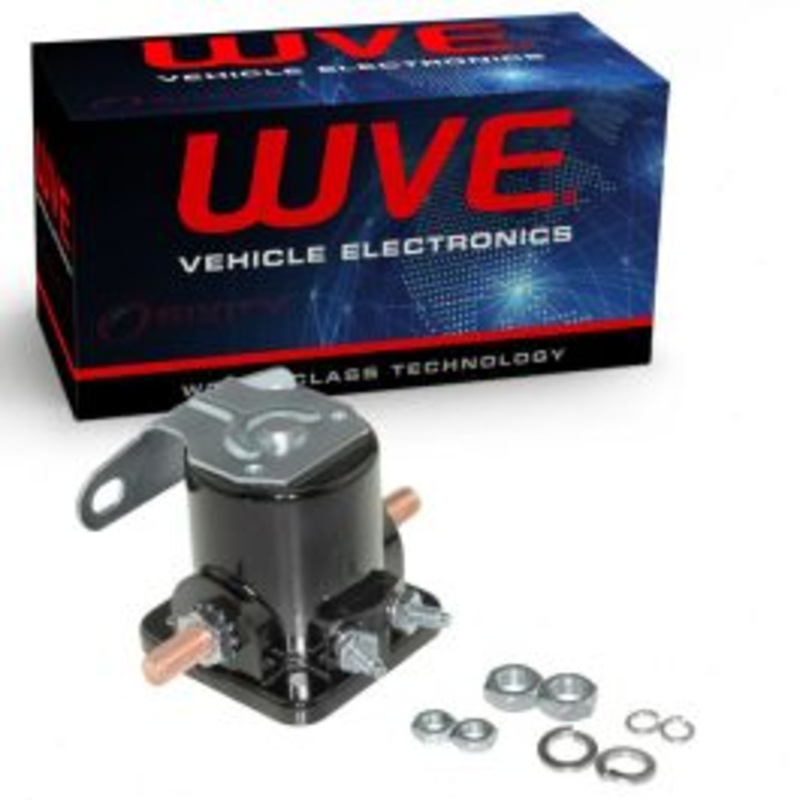 Wells WVE Starter Solenoid for 1972-1983 Jeep Cherokee CJ5 CJ6 CJ7 Commando DJ5 J-2500 J10 J20 Scrambler Wagon 2.5L 3.8L 4.2L 5.0L 5.9L 6.6L L4 L6 V8