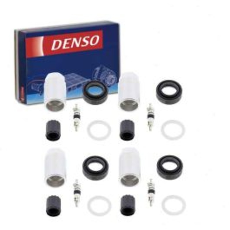 4 pc DENSO TPMS Sensor Service Kits for 2016 Acura RLX