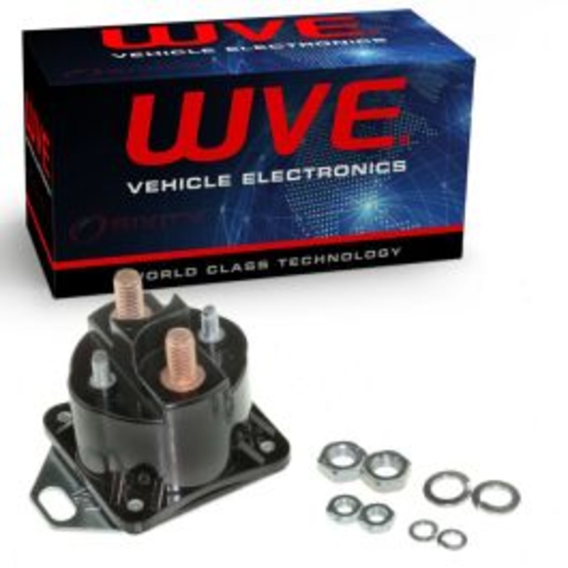 Wells WVE Starter Solenoid for 1985-2005 Ford Aerostar B-150 B-200 Panel Bronco Bronco II Country Squire Crown 1.6L 1.9L 2.0L 2.3L 2.5L 2.8L 2.9L 3.0L 3.8L 4.0L 4.2L 4.6L 4.9L 5.0L 5.4L 5.8L 7.3L 7.5L L4 L6 V6 V8