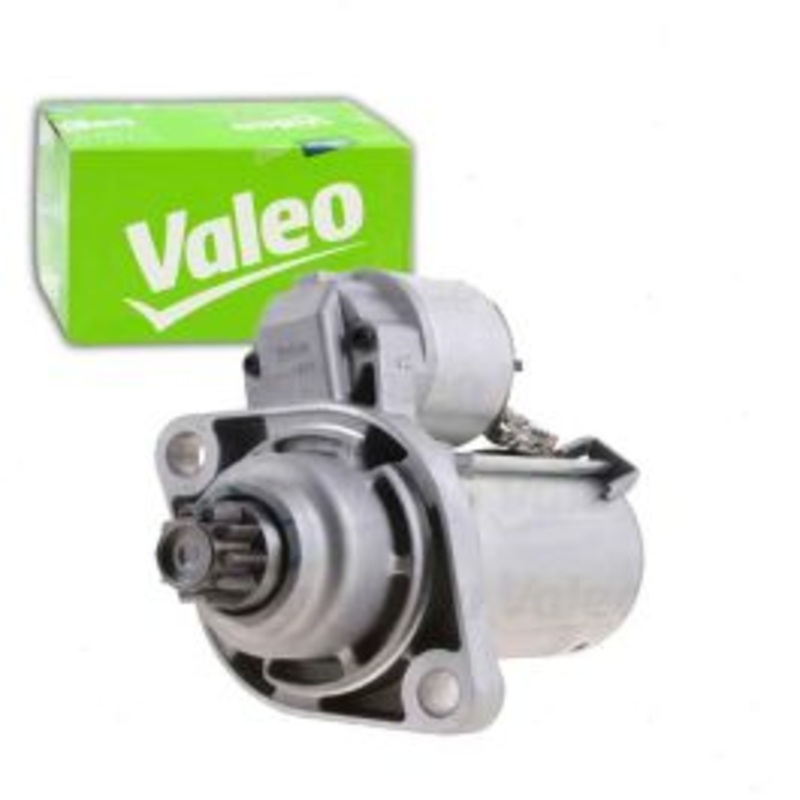 Valeo Starter Motor for 2009 Audi A3 Quattro 2.0L L4