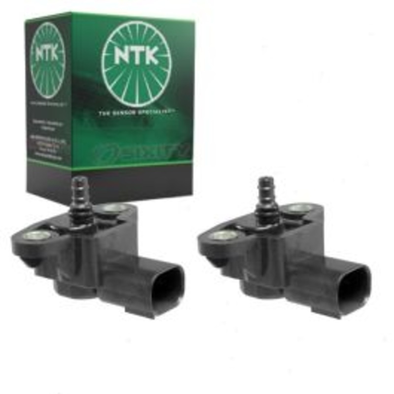 2 pc NTK Turbocharger Boost Sensors for 2010-2012 Mercedes-Benz S600 5.5L V12