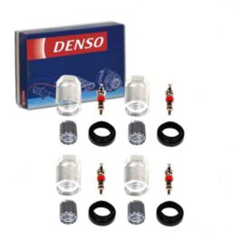 4 pc DENSO TPMS Sensor Service Kits for 2008-2014 Nissan Armada
