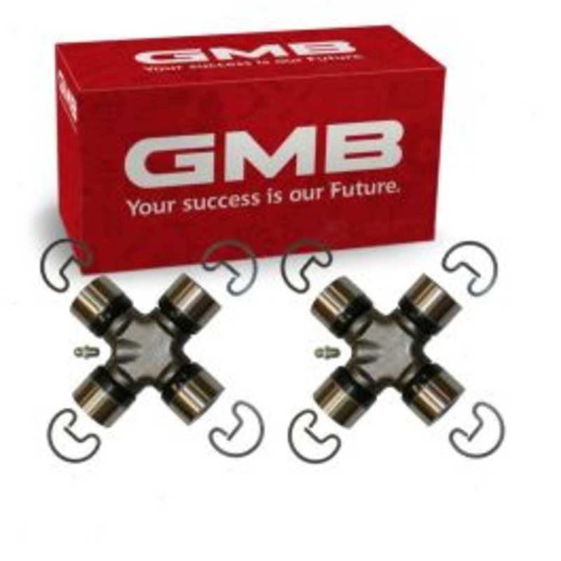 2 pc GMB Rear Shaft All Universal Joints for 2003-2009 Hummer H2