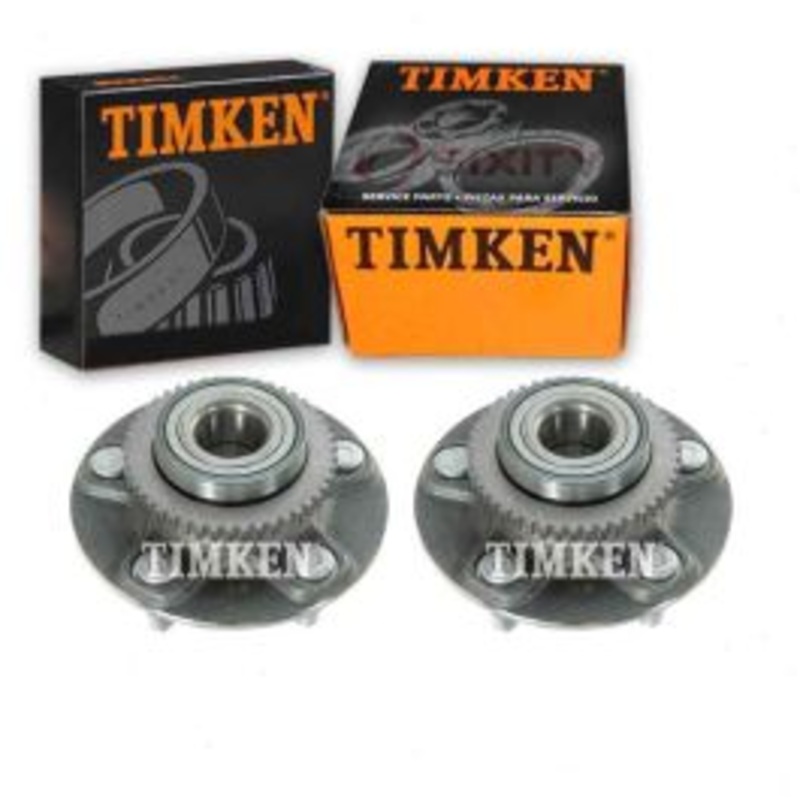 2 pc Timken Front Wheel Bearing Hub Assemblys for 2010-2011 Saab 9-5
