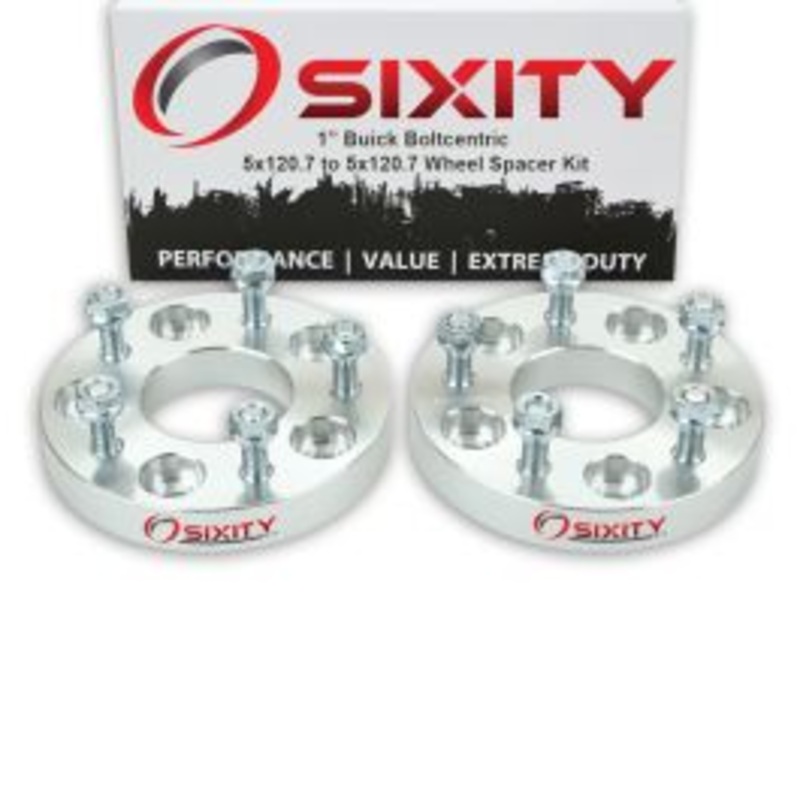 Sixity 2 pc 1" Thick Wheel Spacers - Buick Riveria - 5x120.7mm