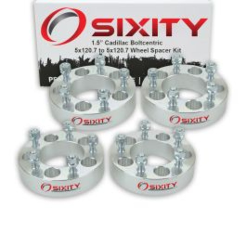 Sixity 4 pc 1.5" Thick Wheel Spacers - Cadillac El Dorado XLR - 5x120.7mm