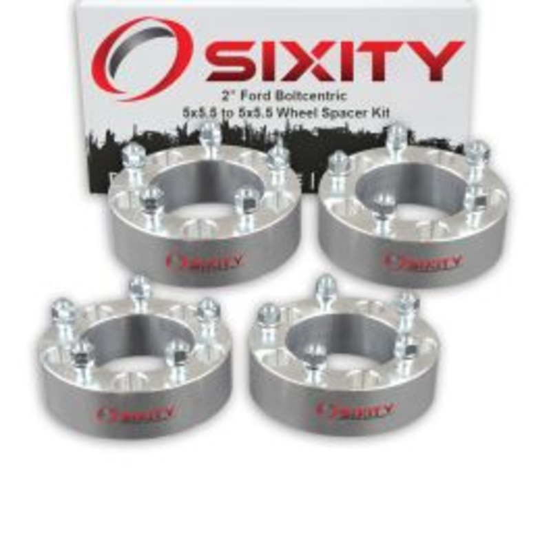 Sixity 4 pc 2" Thick Wheel Spacers - Ford F150 Pickup Truck - 5x5.5