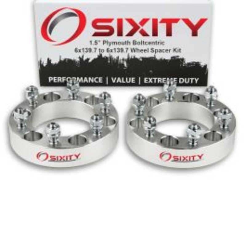 Sixity 2 pc 1.5" Thick Wheel Spacers - Plymouth Arrow Pickup - 6x139.7mm