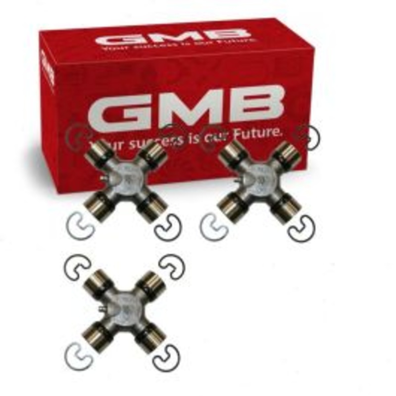 3 pc GMB Rear Shaft All Universal Joints for 1970-1974 GMC C15 C1500 Suburban