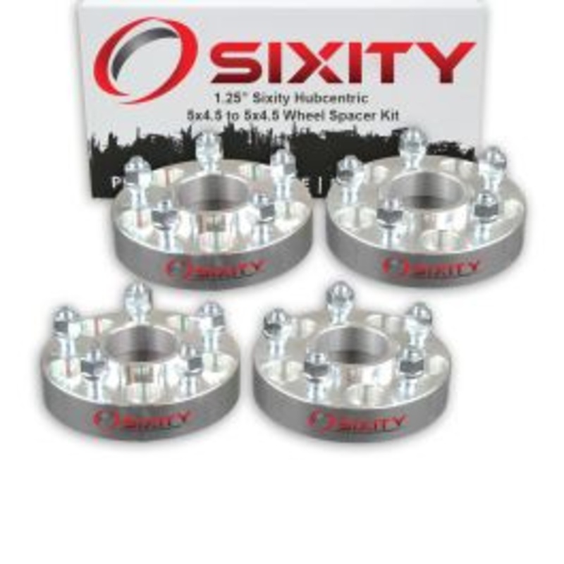 Sixity 4 pc 1.25" Inch Thick 5x4.5 Wheel Spacers 1/2-20tpi 1.25in Hubcentric