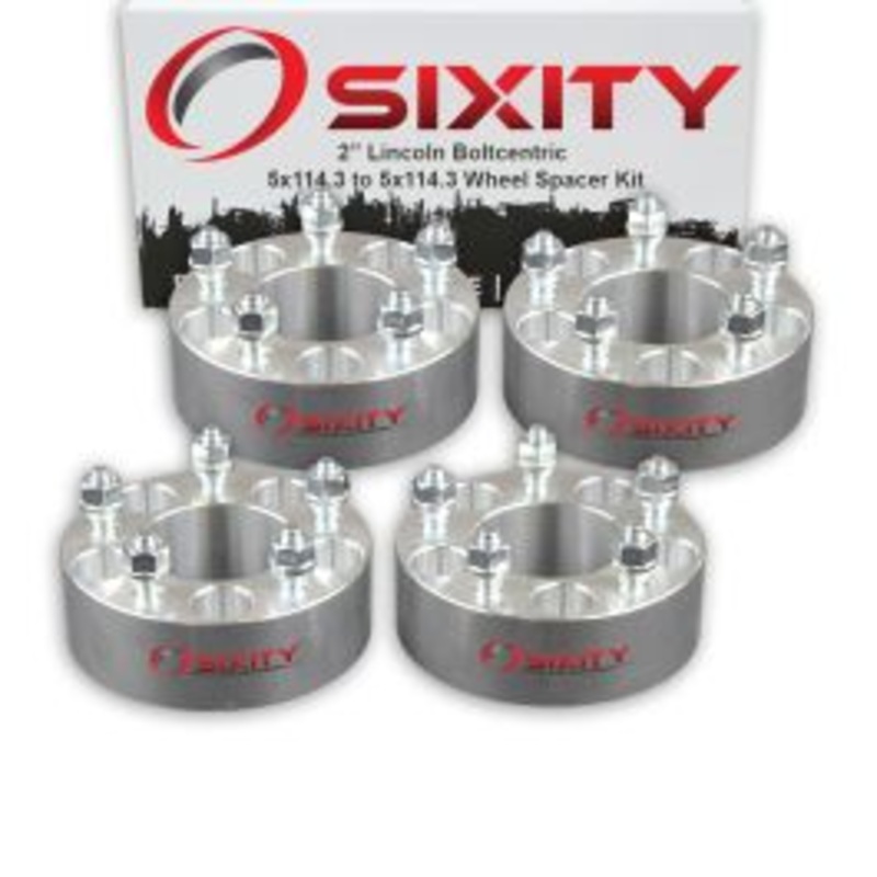 Sixity 4 pc 2" Thick Wheel Spacers - Lincoln MKZ Zephyr - 5x114.3mm
