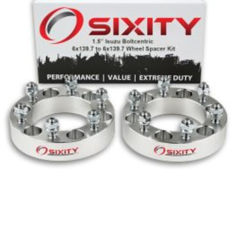 Sixity 2 pc 1.5" Thick Wheel Spacers - Isuzu Rodeo Trooper Truck - 6x139.7mm