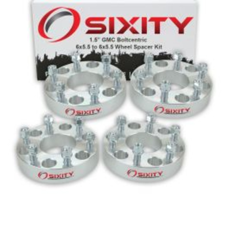 Sixity 4 pc 1.5" Thick Wheel Spacers - GMC Savana 1500 - 6x5.5