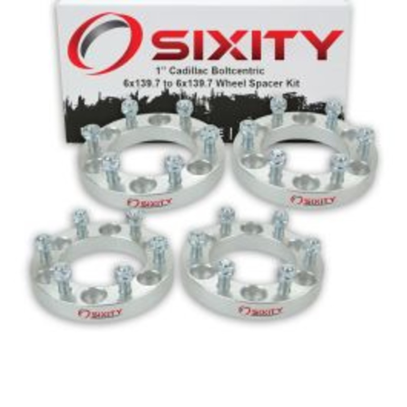 Sixity 4 pc 1" Thick Wheel Spacers - Cadillac Escalade - 6x139.7mm