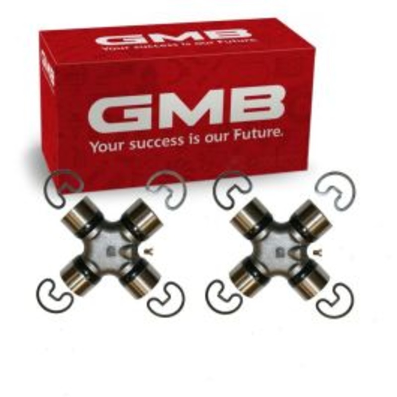 2 pc GMB Front Shaft Rear Center Universal Joints for 1975-1978 GMC K15